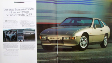 Porsche Modelprogram 1985 Carbrochure (10120)